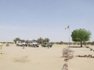 Погранпереход на границе Мавритания-Мали.