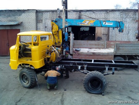 Восстановительный ремонт автомобиля IFA L50. 2014 г.